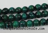 CCS402 15.5 inches 8mm round dyed chrysocolla gemstone beads