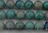 CCS512 15.5 inches 8mm round natural chrysocolla gemstone beads