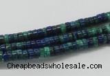 CCS54 16 inches 2*7mm heishi dyed chrysocolla gemstone beads