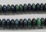 CCS74 15.5 inches 6*10mm rondelle dyed chrysocolla gemstone beads