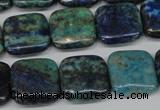 CCS85 15.5 inches 16*16mm square dyed chrysocolla gemstone beads