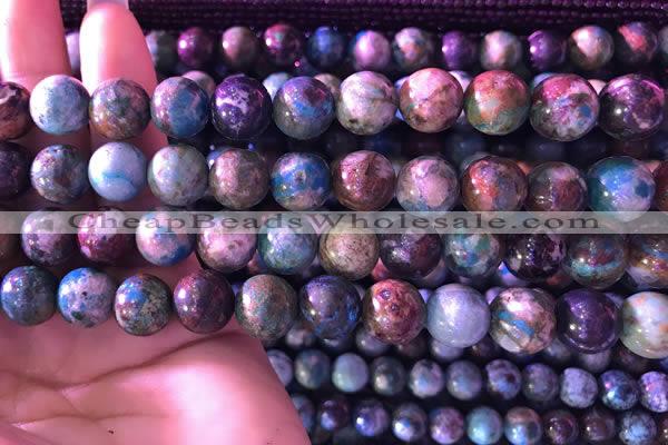 CCS861 15.5 inches 12mm round natural chrysocolla beads wholesale