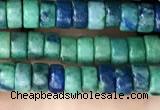 CCS93 15.5 inches 2.5*4mm round heishi chrysocolla beads