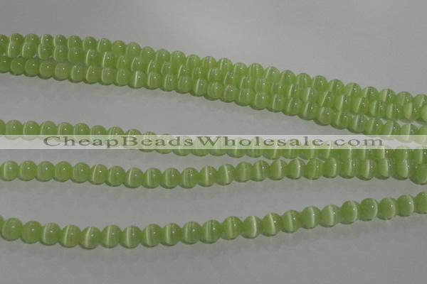 CCT1221 15 inches 4mm round cats eye beads wholesale