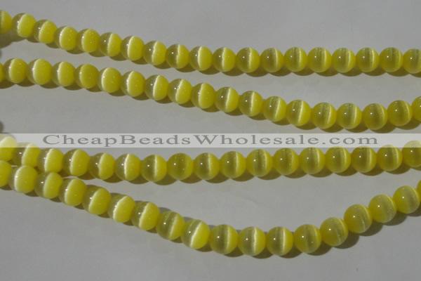 CCT1327 15 inches 6mm round cats eye beads wholesale