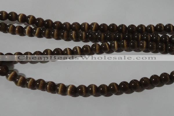 CCT1334 15 inches 6mm round cats eye beads wholesale