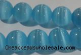 CCT1383 15 inches 7mm round cats eye beads wholesale