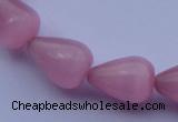 CCT17 14 inches 10*14mm teardrop pink cats eye beads wholesale