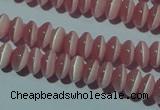 CCT214 15 inches 2*4mm rondelle cats eye beads wholesale