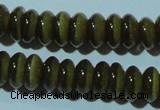 CCT249 15 inches 3*6mm rondelle cats eye beads wholesale