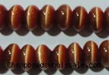 CCT282 15 inches 5*8mm rondelle cats eye beads wholesale