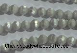 CCT302 15 inches 4mm faceted round cats eye beads wholesale