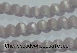 CCT303 15 inches 4mm faceted round cats eye beads wholesale