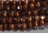 CCT319 15 inches 4mm faceted round cats eye beads wholesale