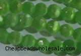 CCT360 15 inches 6mm faceted round cats eye beads wholesale