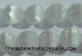 CCT371 15 inches 8mm faceted round cats eye beads wholesale