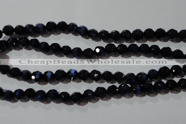 CCT384 15 inches 8mm faceted round cats eye beads wholesale