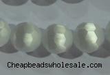 CCT390 15 inches 10mm faceted round cats eye beads wholesale