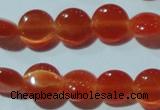 CCT454 15 inches 6mm flat round cats eye beads wholesale