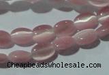 CCT603 15 inches 4*6mm oval cats eye beads wholesale