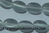 CCT631 15 inches 6*8mm oval cats eye beads wholesale