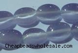 CCT639 15 inches 6*8mm oval cats eye beads wholesale