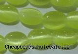 CCT644 15 inches 6*8mm oval cats eye beads wholesale