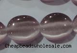 CCT693 15 inches 10*12mm oval cats eye beads wholesale