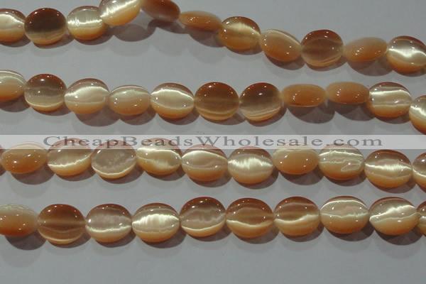 CCT696 15 inches 10*12mm oval cats eye beads wholesale