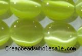 CCT698 15 inches 10*12mm oval cats eye beads wholesale