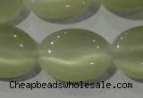 CCT722 15 inches 10*14mm oval cats eye beads wholesale