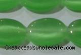 CCT727 15 inches 10*14mm oval cats eye beads wholesale