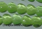 CCT972 15 inches 12*12mm faceted heart cats eye beads wholesale