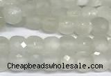 CCU1001 15 inches 4mm faceted cube moonstone beads