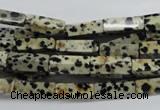 CCU511 15.5 inches 4*13mm cuboid dalmatian jasper beads wholesale