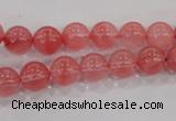 CCY102 15.5 inches 8mm round cherry quartz beads wholesale