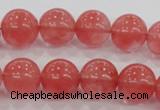 CCY105 15.5 inches 14mm round cherry quartz beads wholesale