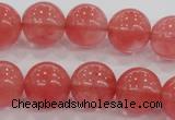 CCY106 15.5 inches 16mm round cherry quartz beads wholesale