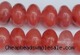 CCY151 15.5 inches 13*18mm rondelle cherry quartz beads wholesale