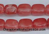 CCY152 15.5 inches 11*15mm cuboid cherry quartz beads wholesale