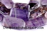 CDA04 Rectangle dogtooth amethyst quartz beads Wholesale