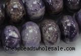 CDA20 15.5 inches 15*20mm rondelle dogtooth amethyst quartz beads