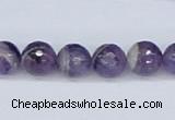 CDA60 15.5 inches 10mm faceted round dogtooth amethyst beads