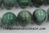 CDB04 15.5 inches 18mm round natural new dragon blood jasper beads