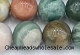 CDB112 15 inches 10mm round new dragon blood jasper beads