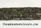 CDB340 15.5 inches 4mm round dragon blood jasper beads wholesale