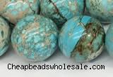 CDE1372 15.5 inches 16mm round sea sediment jasper beads wholesale