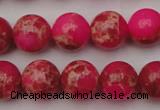 CDE2015 15.5 inches 12mm round dyed sea sediment jasper beads