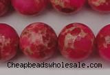 CDE2019 15.5 inches 20mm round dyed sea sediment jasper beads