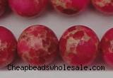 CDE2021 15.5 inches 24mm round dyed sea sediment jasper beads